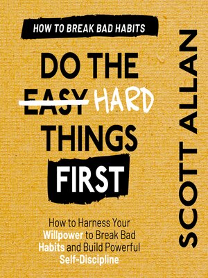 cover image of Do the Hard Things First